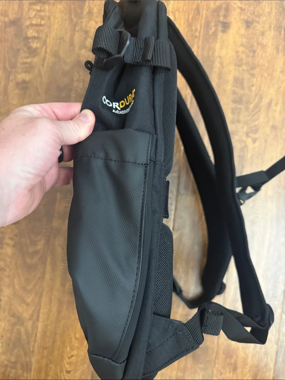Jordan Black Men's Travel Backpack with Padded Straps